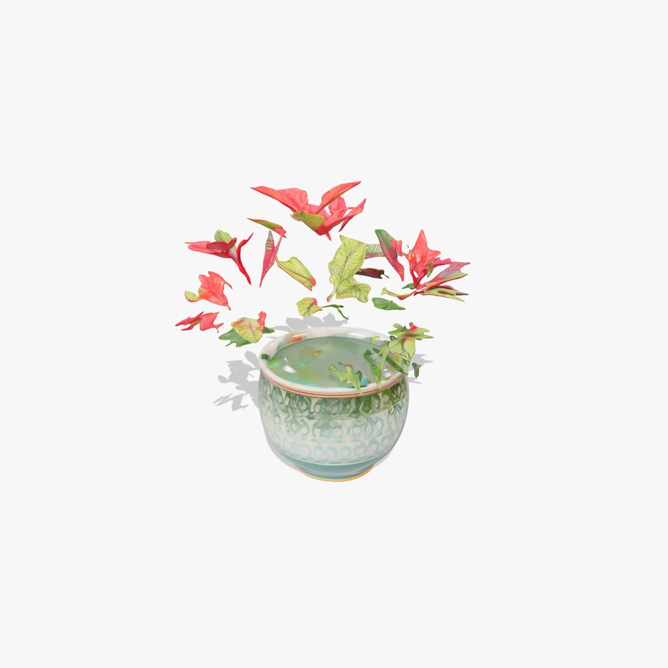 Vibrant Ceramic Plant model pack